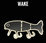 Bull Shad Bull Wake swimbait decal, slap, sticker