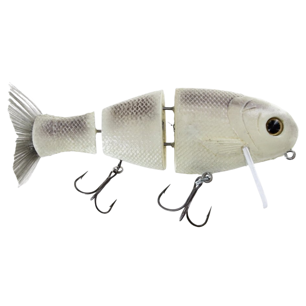 Bull Shad 4 x 4 Swimbait Knocker Swimbait Bone Color