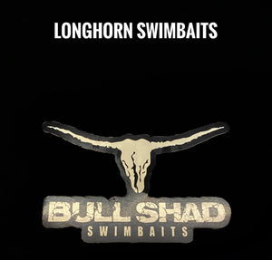 Longhorn Bull Shad Sticker