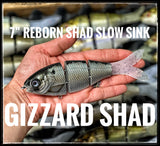 7.5” Reborn Shad Slow Sink