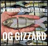 7.5” Reborn Shad Floater