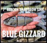 7.5” Reborn Shad Slow Sink