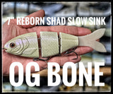 7.5” Reborn Shad Slow Sink