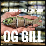 7.5” Reborn Shad Slow Sink