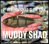 7.5” Reborn Shad Slow Sink
