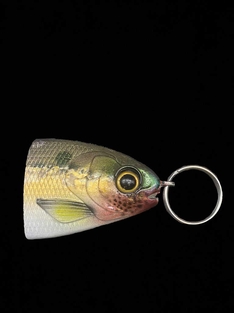Bull Shad Key Chains Gizzard Shad color