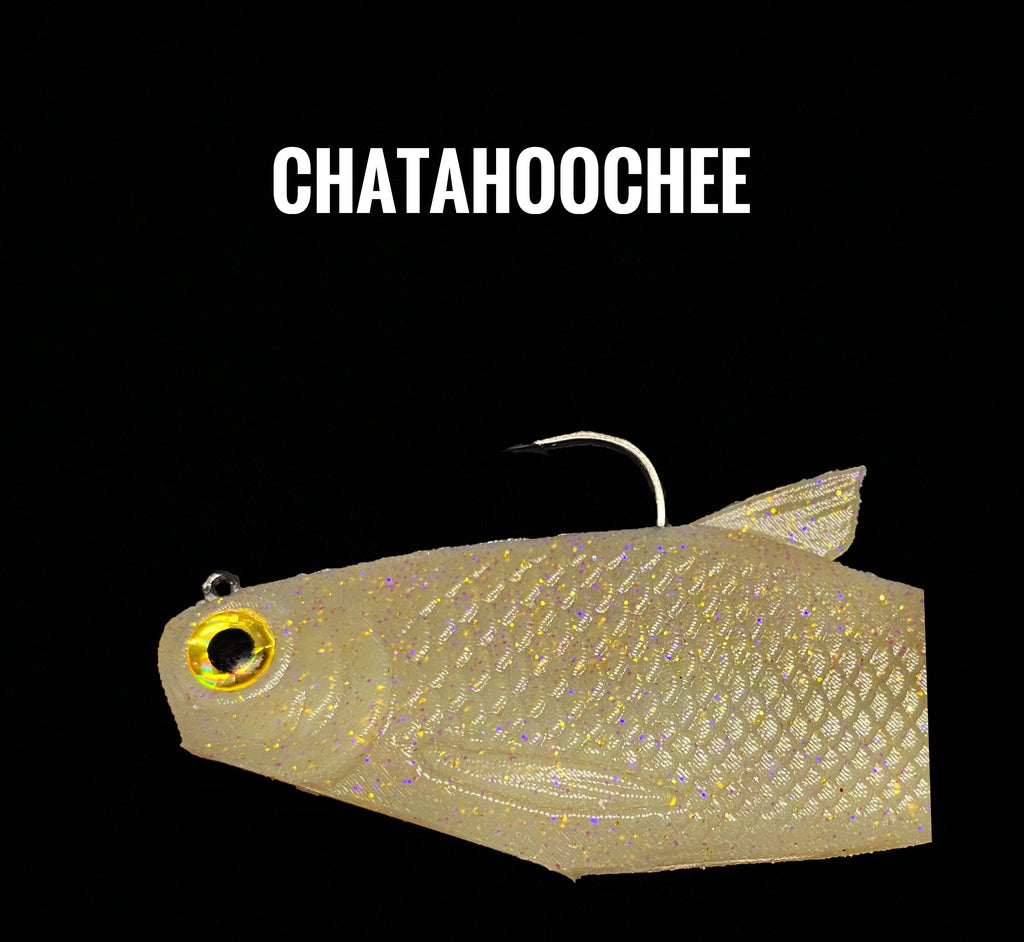 burrito fishing lure Bacca Swimbait Crappie 6 Ratcliff collaborated with Bull Shad Swimbaits to increase production and get the bait in more hands Bacca-Burrito The Hook Up